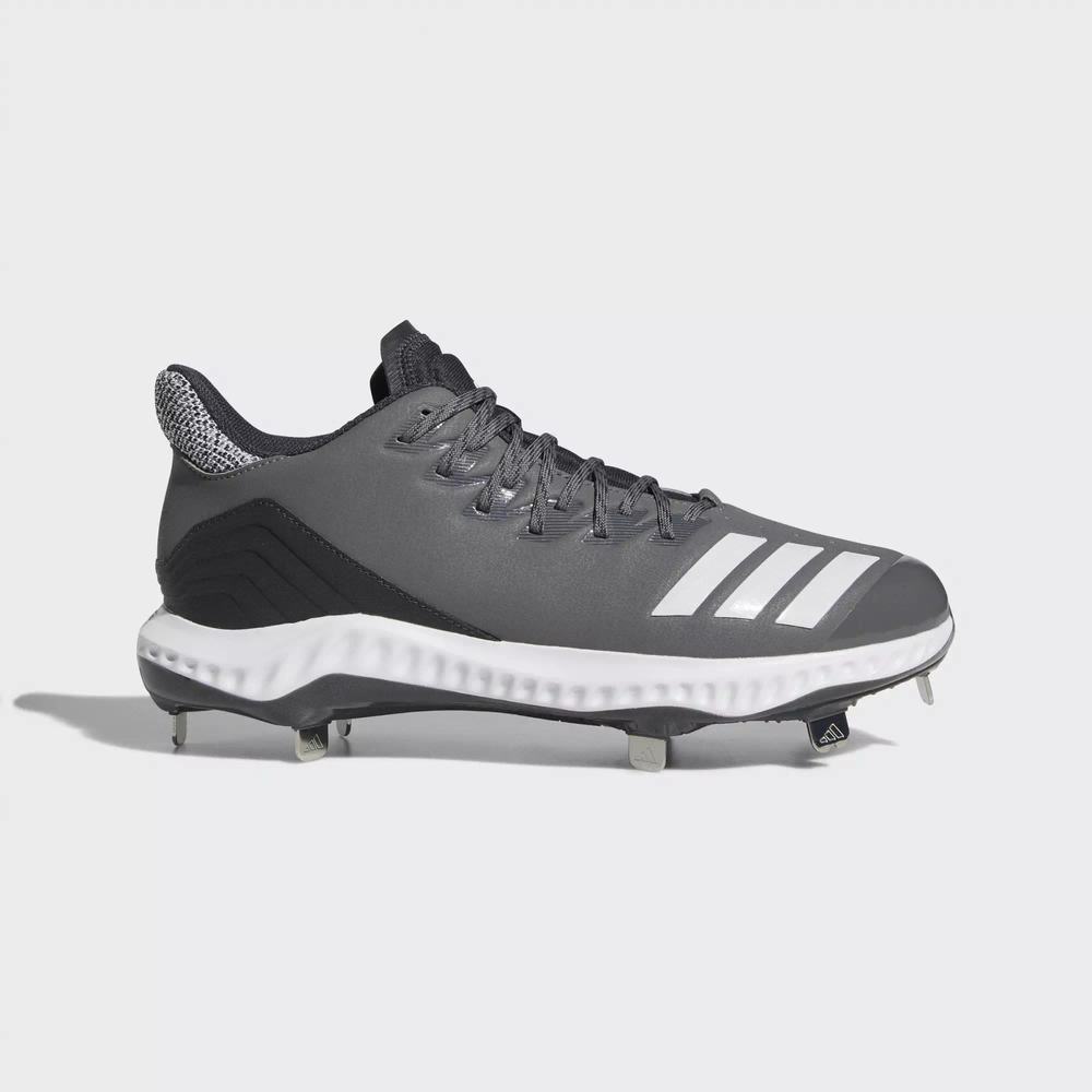 Adidas Icon Bounce Spikes De Beisbol Grises Para Hombre (MX-51916)